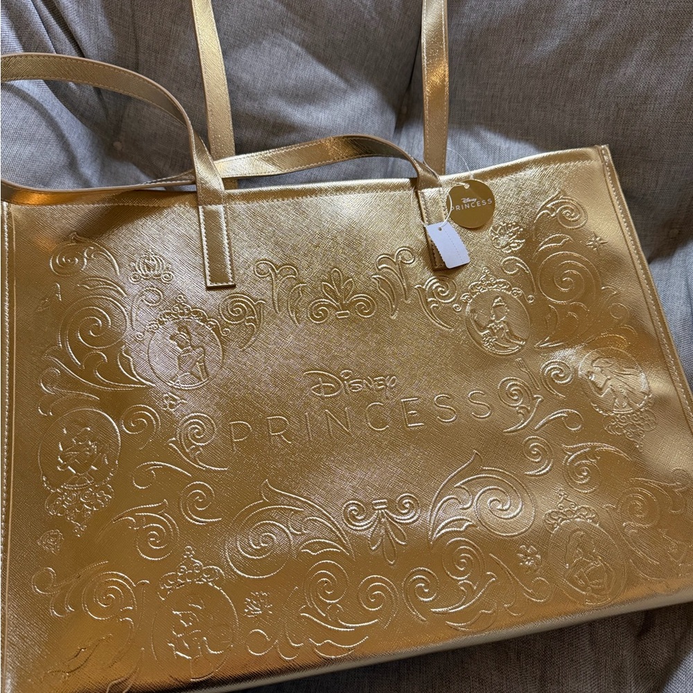 Disney Princess Bath and Body Works Gold Tote Bag - Picture 3 of 5
